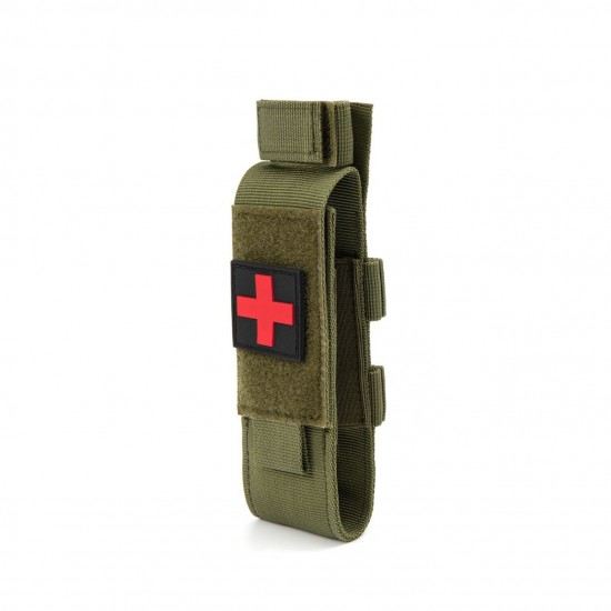 Tactical medical scissors bag, outdoor military enthusiast sports tourniquet storage kit, MOLLE tourniquet bag, small tool bag