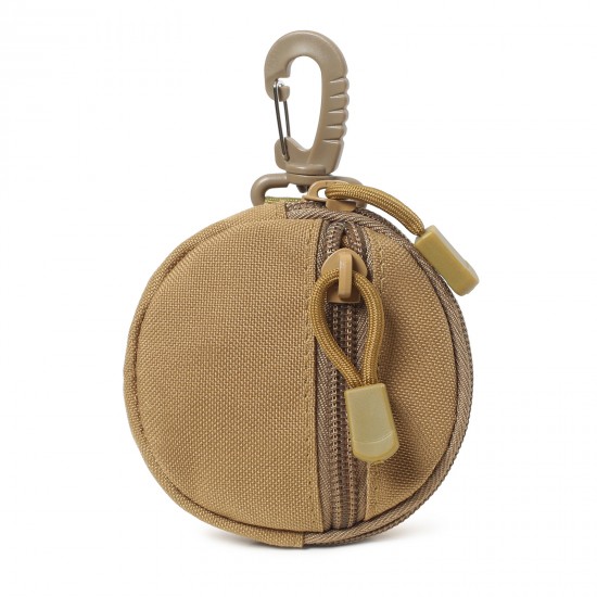Eason outdoor nylon waterproof coin expansion zero wallet headphone protection bag round small hanging bag key bag polyester