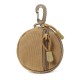 Eason outdoor nylon waterproof coin expansion zero wallet headphone protection bag round small hanging bag key bag polyester