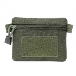 Outdoor military enthusiast pocket money storage bag 1000D zipper bag coin card bag card sleeve identification bag tactical handbag