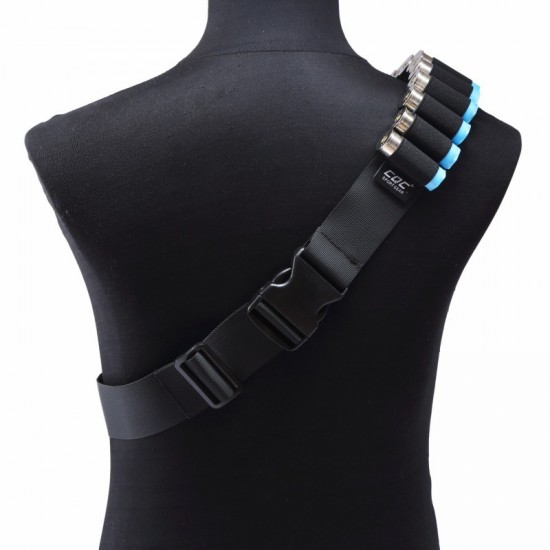 Outdoor sports 27-hole shotgun belt, tactical 12G ammunition belt, CS field hunting and shooting shotgun storage belt