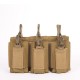 New tactical triple pouch accessory, pistol magazine pouch, field vest, multi-function outdoor storage bag