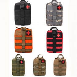 Tactical medical bag accessory bag accessory bag tactical waist bag multi-functional bag outdoor rescue MOLLE life-saving bag