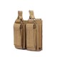 New tactical two-link pouch, triple magazine pouch accessory, pistol magazine pouch, military enthusiast multi-purpose storage bag