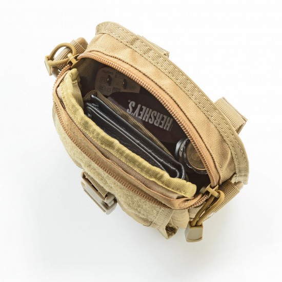 New tactical waist bag, outdoor portable hip-hop casual small shoulder bag, storage bag, coin and key holder, factory direct