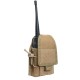 New outdoor sports walkie-talkie bag, multi-functional wireless pager case, Molle tactical cell phone waist bag