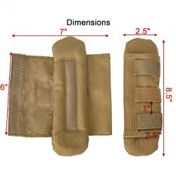Molded tactical shoulder pad, double backpack, anti-slip shoulder pad, computer bag, camera bag, shoulder pad, nylon
