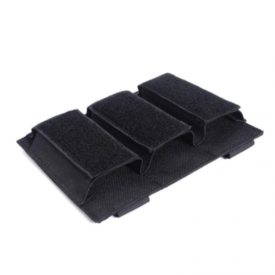 Tactical small triple magazine, 9mm pistol magazine, military enthusiast multi-functional accessory storage bag, popular downstream products