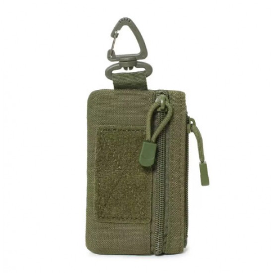 Outdoor tactical wallet EDC small tool organizing storage waist bag card sleeve identification bag hand-held bag wallet nylon