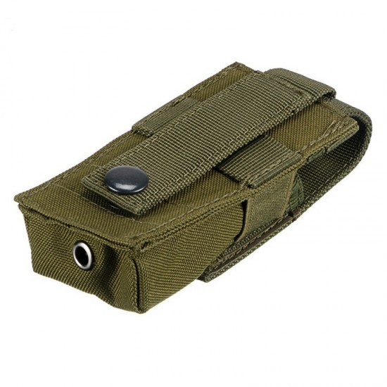 Outdoor multi-functional tactical flashlight bag M5 flashlight bag small single-link EDC tool bag MOLLE accessory bag