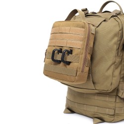Outdoor tactical handbag, MOLLE accessory bag, nylon waterproof first aid survival bag, storage medical waist bag