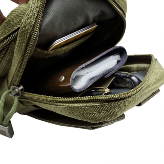 Outdoor tactical waist bag, military enthusiast sports tactical belt, belt coin purse, 5.6-inch phone bag