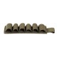 Outdoor 6-hole shotgun patch accessory, multi-function tactical Velcro, bulk tool Velcro, bullet bag