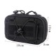 Outdoor sports military enthusiast bag multi-functional EDC accessory bag medical first aid bag hanging bag polyester complete set