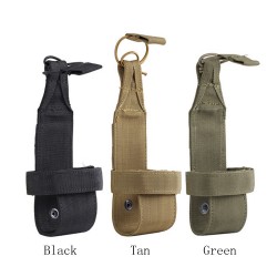 Tactical multi-purpose nylon webbing water bottle bag, Molle outdoor sports water bottle case, hidden folding water bottle bag