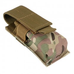 Outdoor multi-functional tactical flashlight bag M5 flashlight bag small single-link EDC tool bag MOLLE accessory bag