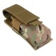Outdoor multi-functional tactical flashlight bag M5 flashlight bag small single-link EDC tool bag MOLLE accessory bag