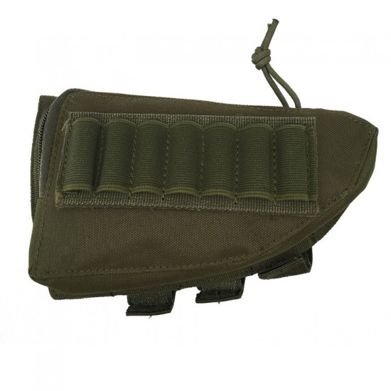 Outdoor multifunctional tactical cheek support pouch, hunting and shooting CS12G shotgun pouch, rifle buttstock accessory pouch