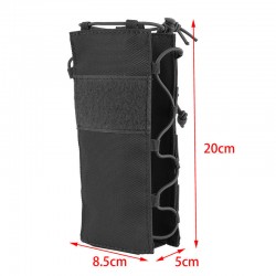 Outdoor tactical elastic water bottle pouch, multifunctional military enthusiast outdoor sports water bottle holder, Molle accessory waist bag