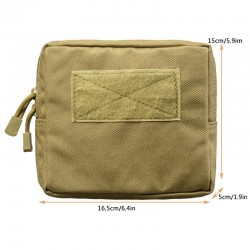 Tactical EDC toolkit bag MOLLE miscellaneous storage bag accessory bag outdoor sports multi-functional camouflage waist bag