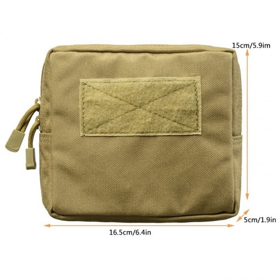 Tactical EDC toolkit bag MOLLE miscellaneous storage bag accessory bag outdoor sports multi-functional camouflage waist bag