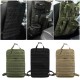 Multi-functional tactical car seat cushion, Molle storage bag, rear seat organizer, car storage bag