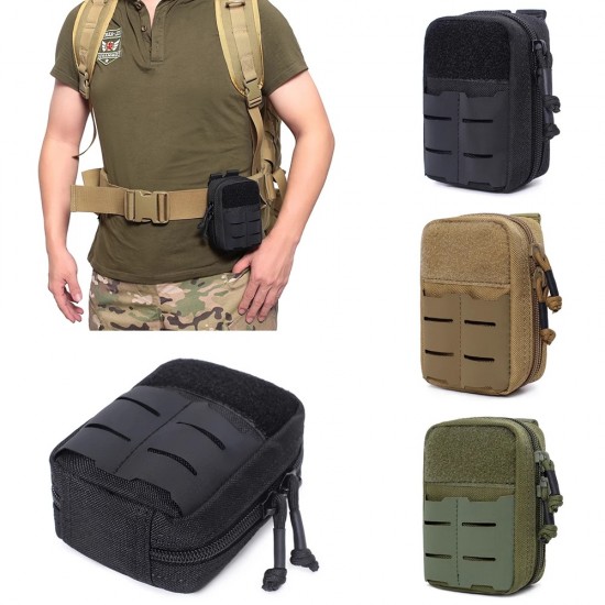 Nylon tactical medical kit, MOLLE accessory waist bag, multifunctional outdoor climbing storage bag, drop shipping