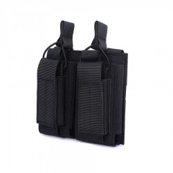 New tactical two-link pouch, triple magazine pouch accessory, pistol magazine pouch, military enthusiast multi-purpose storage bag