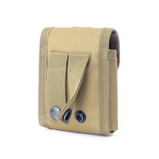 Tactical multi-functional waist bag outdoor military enthusiast small cigarette box bag 600D outdoor EDC multi-functional tool bag cross-border