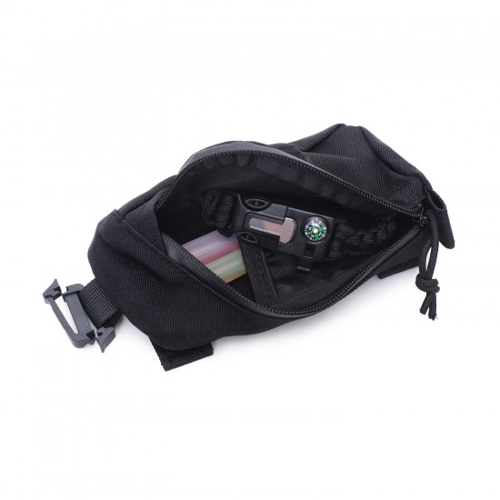 Outdoor climbing shoulder strap bag portable wilderness hiking storage bag mobile phone bag tactical enthusiast accessory bag