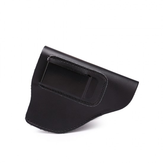 Lightweight and durable cowhide concealed gun bag for military enthusiasts, soft revolver leather waist holster, inside waist tactical holster