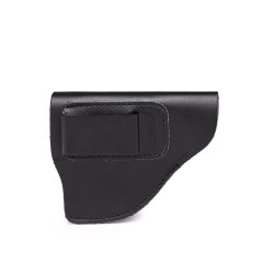 Lightweight and durable cowhide concealed gun bag for military enthusiasts, soft revolver leather waist holster, inside waist tactical holster