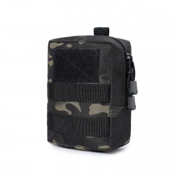 MOLLE tactical bag tactical enthusiast accessory bag EDC outdoor toolkit bag first aid bag emergency bag camouflage tactical waist bag
