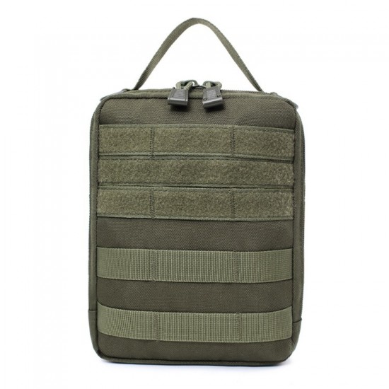 Outdoor tactical handbag, MOLLE accessory bag, nylon waterproof first aid survival bag, storage medical waist bag