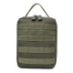 Outdoor tactical handbag, MOLLE accessory bag, nylon waterproof first aid survival bag, storage medical waist bag