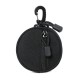 Eason outdoor nylon waterproof coin expansion zero wallet headphone protection bag round small hanging bag key bag polyester