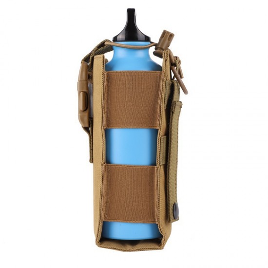 Outdoor military enthusiast supplies, CS tactical gear, universal MOLLE walkie-talkie bag, outdoor portable water bottle bag
