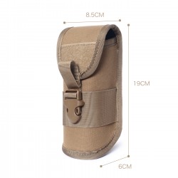 Real-person CS tactical eyewear storage box outdoor climbing hiking walking goggles MOLLE waist hanging eyeglass bag