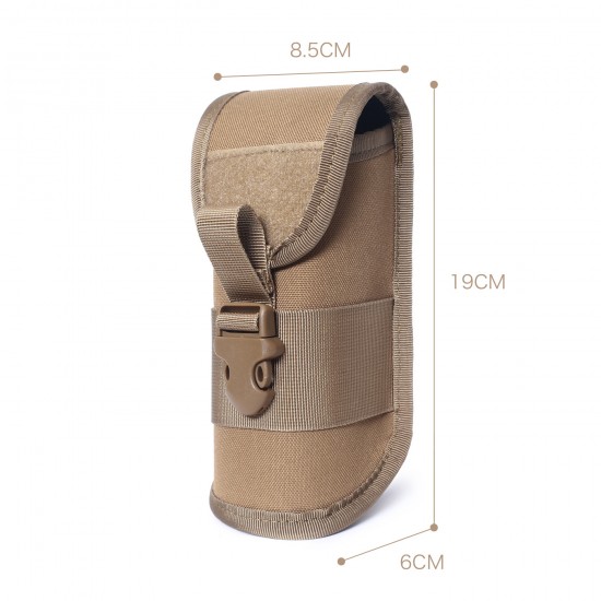 Real-person CS tactical eyewear storage box outdoor climbing hiking walking goggles MOLLE waist hanging eyeglass bag