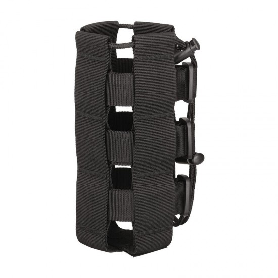 Outdoor tactical water bottle bag, MOLLE system water bottle bag, multi-functional portable water bottle protective case for cycling