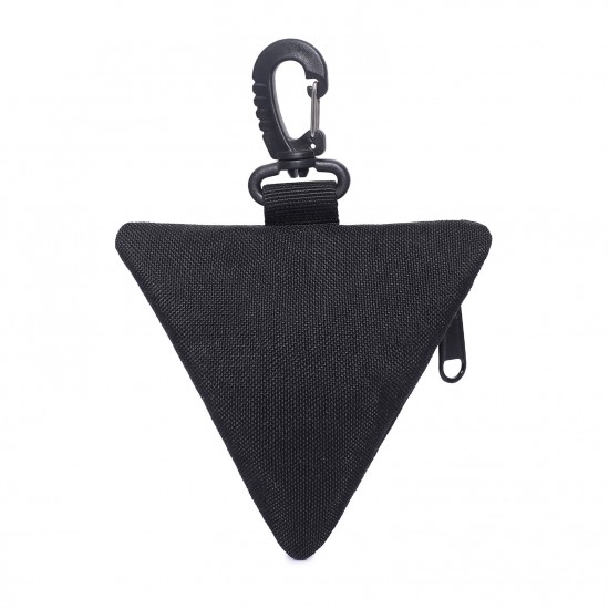 Outdoor triangular waist bag, tactical coin purse, military enthusiast tactical buckle key pouch, portable EDC tool storage bag