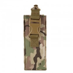 Outdoor military enthusiast supplies, CS tactical gear, universal MOLLE walkie-talkie bag, outdoor portable water bottle bag