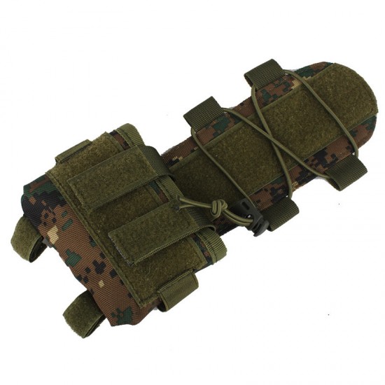 Tactical helmet battery storage bag, outdoor training MK2 helmet accessory bag, multi-functional helmet storage bag