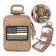 Outdoor medical storage bag, portable small medical bag, tactical enthusiast tactical small waist bag, multi-functional toolkit bag