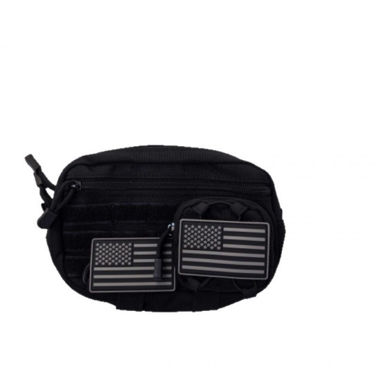 Outdoor military enthusiast bag, special individual first aid kit, laser medical kit, tactical Molle system waist bag accessory bag