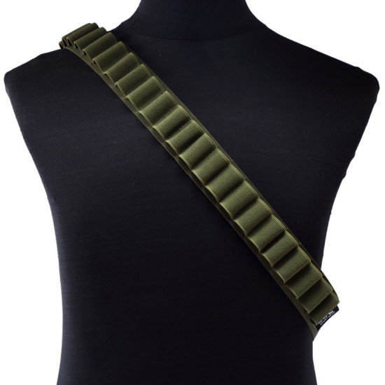 Outdoor sports 27-hole shotgun belt, tactical 12G ammunition belt, CS field hunting and shooting shotgun storage belt