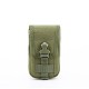 EDC mobile stand, smart phone storage bag, tactical Molle bag, tactical mobile bag, double-layer flap bag, charging battery bag