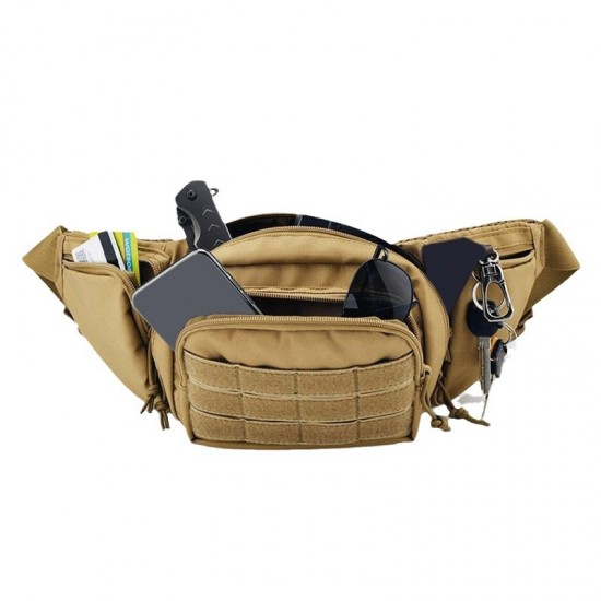 New multi-functional tactical waist bag, outdoor cycling storage bag, portable invisible waist gun bag accessory bag