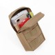 Outdoor small zipper bag military enthusiast miscellaneous bag MOLLE system accessory bag duty bag tactical waist bag hanging bag