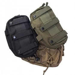Outdoor military enthusiast bag, special individual first aid kit, laser medical kit, tactical Molle system waist bag accessory bag